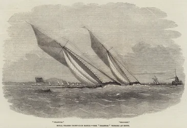 Royal Thames Yacht-Club Match, the Phantom Winning at Erith